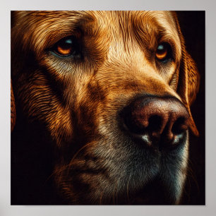 Poster A.I. Sad Labrador