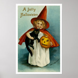 Poster A Jolly Hallowe'en