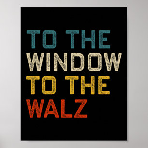 Poster À La Fenêtre À La Wheimer Kamala Harris Tim W W