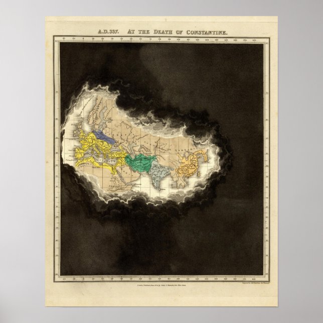 Poster À la mort de Constantine 337 AD (Devant)