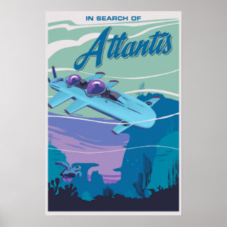 Poster À la recherche d'Atlantis