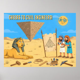 Poster À la santé des ingénieurs civils