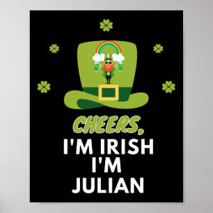 Poster À la vôtre Je suis Irlandais Je suis Julian