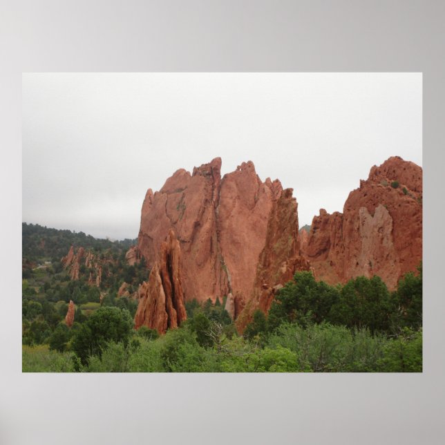 Poster À l'arrière des chameaux de baiser dans le jardin  (Devant)