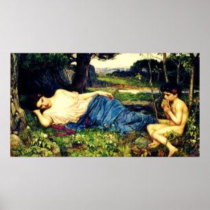 Poster À l'écoute de ses douceurs pipings (1911)~ Fine Ar