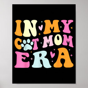 Poster À l'ère de la maman chat adorable