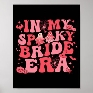 Poster À l'ère de ma mariée effrayante Halloween Groovy D