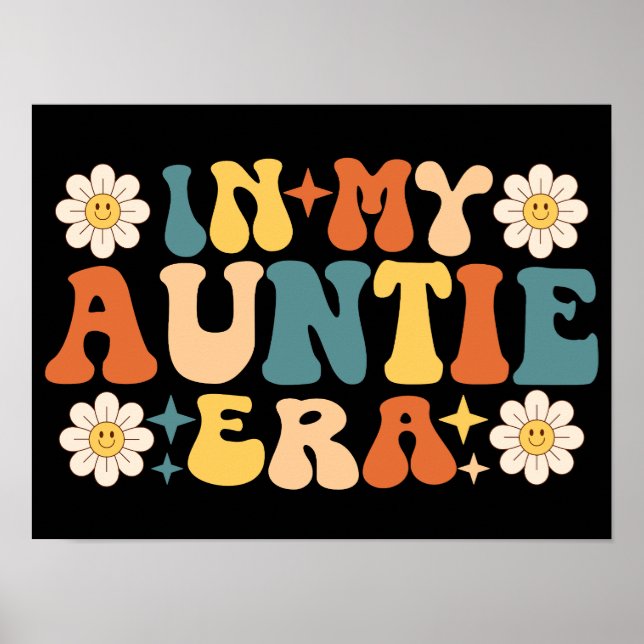 Poster À l'ère de ma tante Super (Devant)