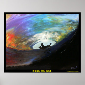 Poster À l'intérieur du tube