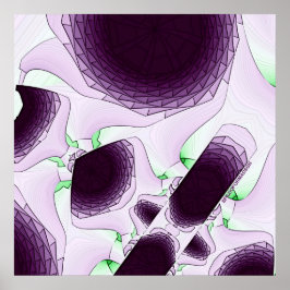 Poster À l'ombre de la couleur Violet