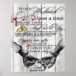 Poster À Ma Lettre De Mari, Citations D'Amour Cadeau