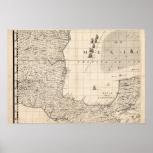 Poster A Map of the British Empire in America Sheet 13