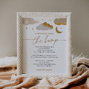 Poster A Message From The Bump Sign - Twinkle Little Star