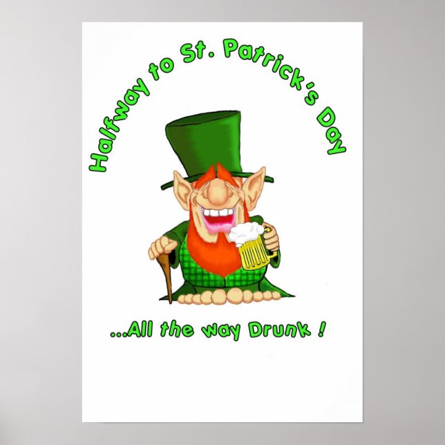 Poster A mi-chemin de St Pattys (Devant)