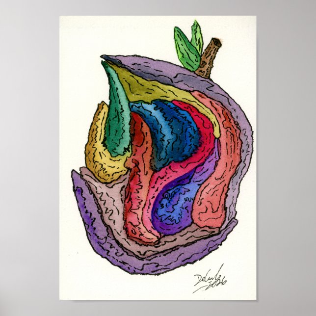 Poster À moitié mangé (Devant)