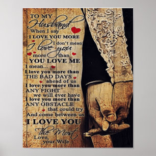Poster À Mon Cadeau De Mari, Décor Intérieur