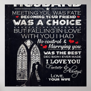Poster À Mon Cadeau De Mari, Décor Intérieur