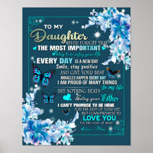Poster À Mon Cadeau Maman, Fille Et Maman, Amateurs De Pa