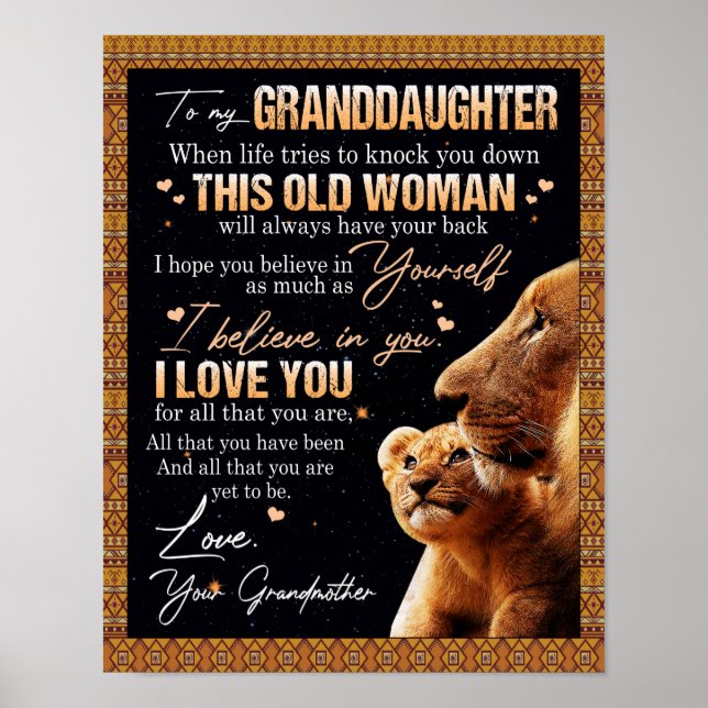 Poster À Mon Don Grandgirl De Grand-Mère, Les Amateurs De (Devant)