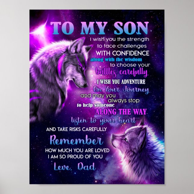 Poster À mon fils (Devant)