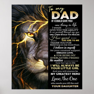 Poster À mon père   citations drôles pour daddy