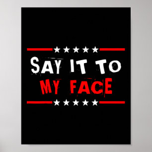 Poster À Mon Visage Kamala Harris Citation 1