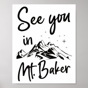 Poster À Mt Baker Usa Vacances Ski