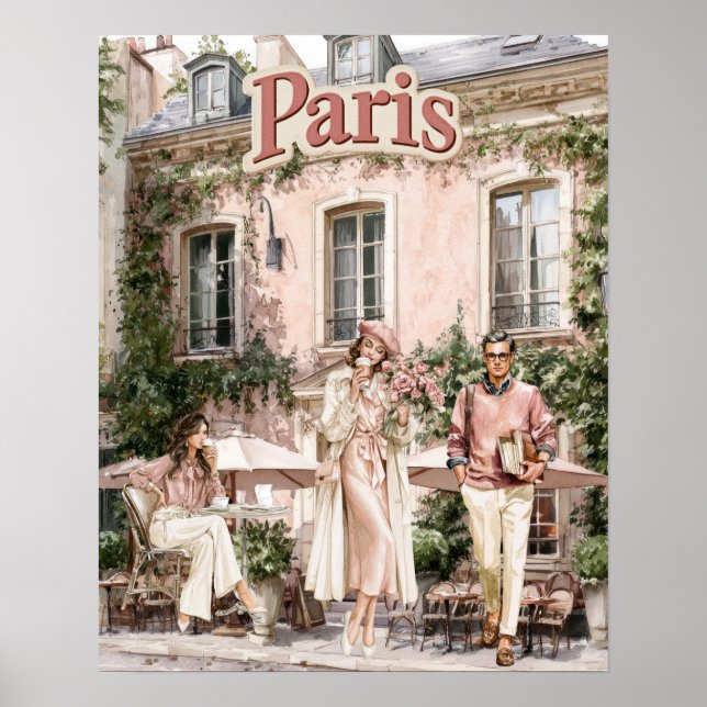 Poster À Paris (Devant)