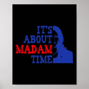 Poster A propos de Madame Time Kamala Harris Président 20