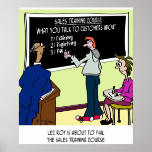 Poster À propos de quoi ne pas parler aux clients