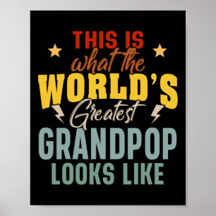 Poster À quoi ressemble le meilleur grand-père du monde p