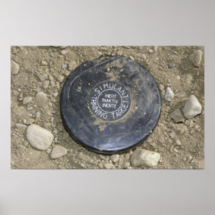 Poster A simulated land mine