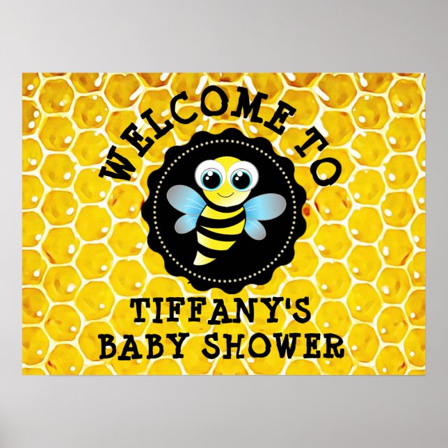 Poster à thème personnalisé Bumblebee ou Honey Bee (Devant)