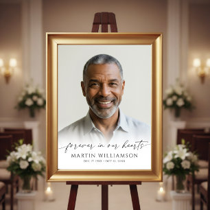 Poster À Tout Jamais Dans Nos Cœurs Photo Mémorial De Sty