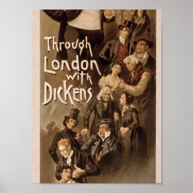 Poster A travers Londres avec Dickens, 'Frank Oakes Rose' (Devant)