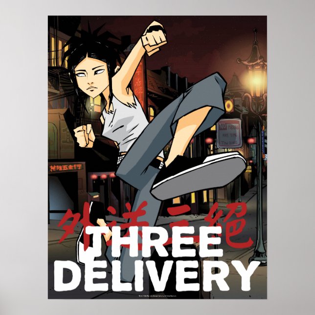 Poster à trois exemplaires Livraison™ (Devant)