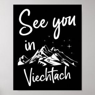 Poster A Vacances Viechtach Allemagne Ski