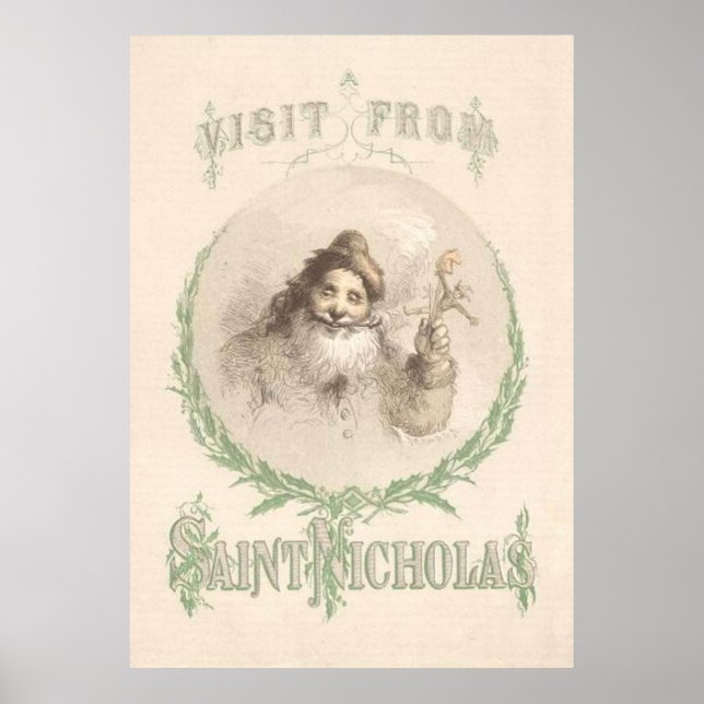 Poster A Visit from Saint Nicholas (Devant)