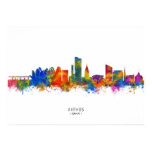 Aarhus Danemark Skyline