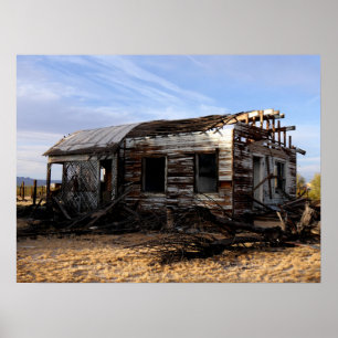 Poster Abandoned House In Kelso California