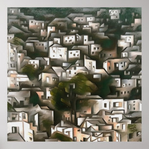 Poster Abandoned Village Of Kayakoy Fethiye Landscape Art