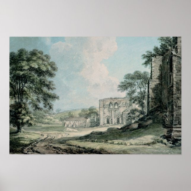 Poster Abbaye de Furness, Lancashire (Devant)