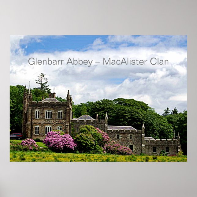 Poster Abbaye de Glenbarr - Clan MacAlister (Devant)