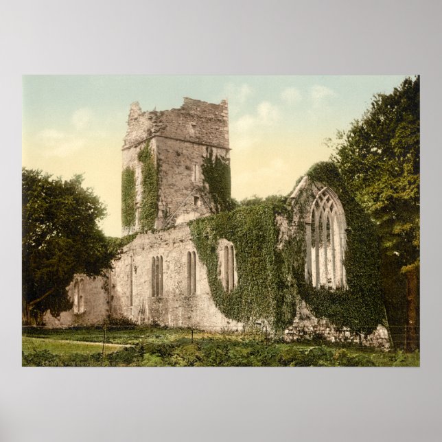 Poster Abbaye de Muckross, Killarney, comté de Kerry (Devant)