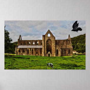Poster Abbaye de Tintern Monastère cistercien Scène pasto