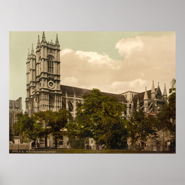 Poster Abbaye de Westminster, Londres, Angleterre (Devant)