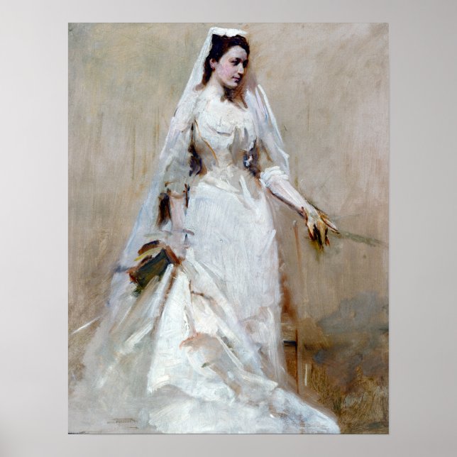 Poster Abbott Handerson Thayer Une Mariée (Devant)
