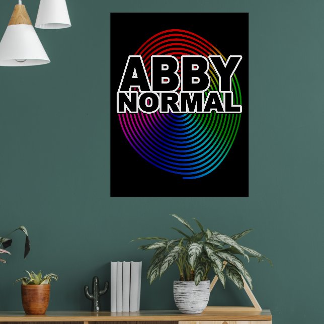 Poster Abby Abnormal Normale Spirale Gauchie Folle (Salon 1)