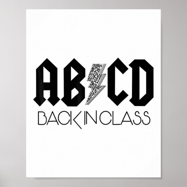 Poster Abcd Ck Dans Cl Leopard Ck À L'École Enseignants E (Devant)