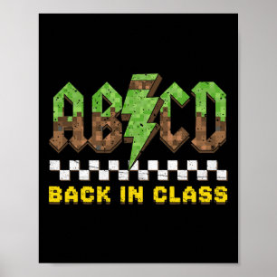 Poster Abcd Ck En Cl Rock Ck À L'école Garçons Filles Ens
